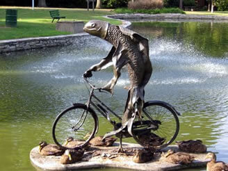 A woman needs a man like a fish needs a bicycle