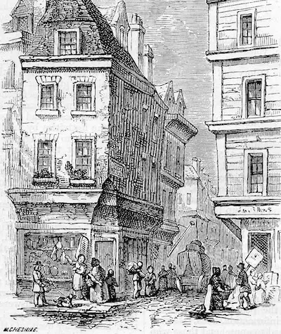 The meaning and origin of the phrase 'Grub Street'.