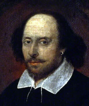 The meaning and origin of the phrase 'Portrait of William Shakespeare'