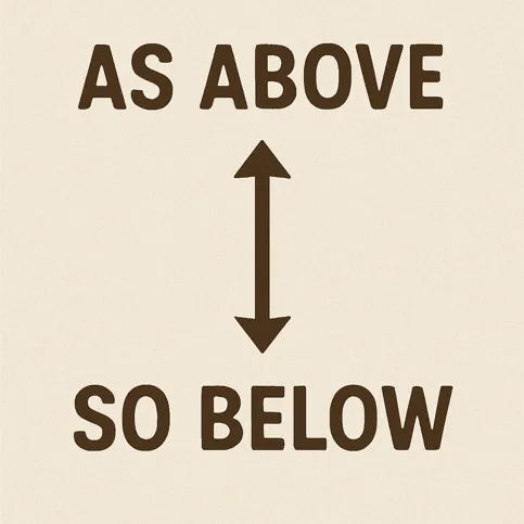 as above so below