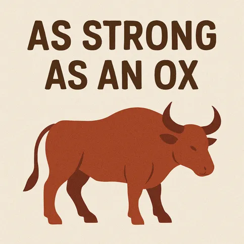 as strong as an ox