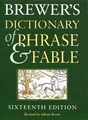 Cover of Brewer's dictionary of phrase & fable / Revised by Adrian Room.