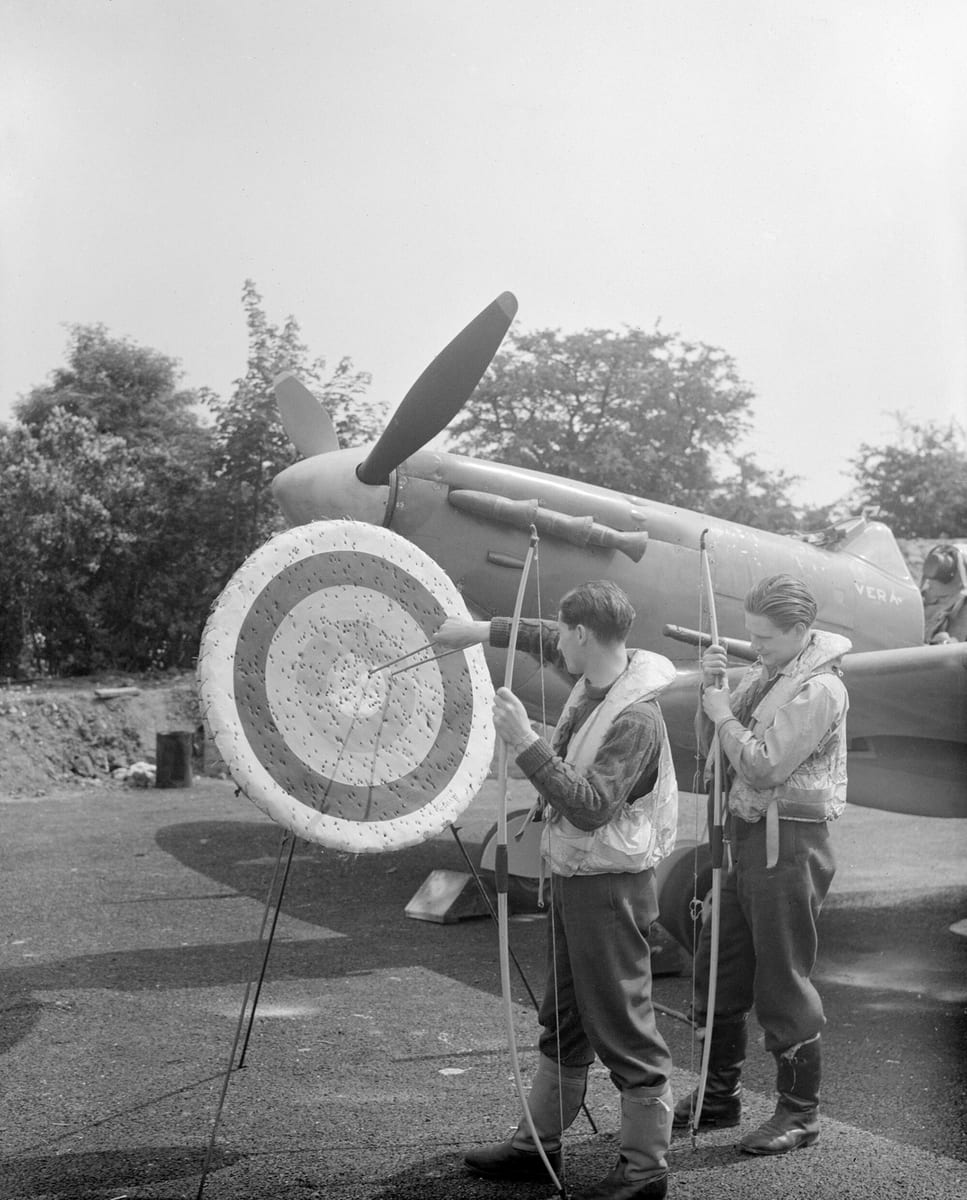 On the button