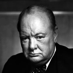 The last words of Winston Churchill