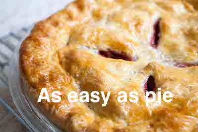 As easy as pie