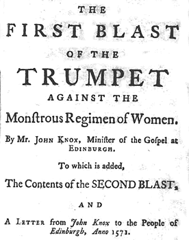 Monstrous regiment of women