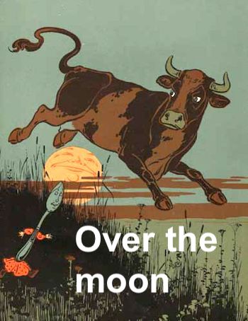 Over the moon meaning