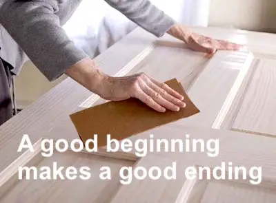 A good beginning makes a good ending