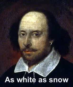 As white as snow