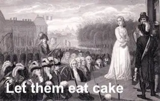 Let them eat cake