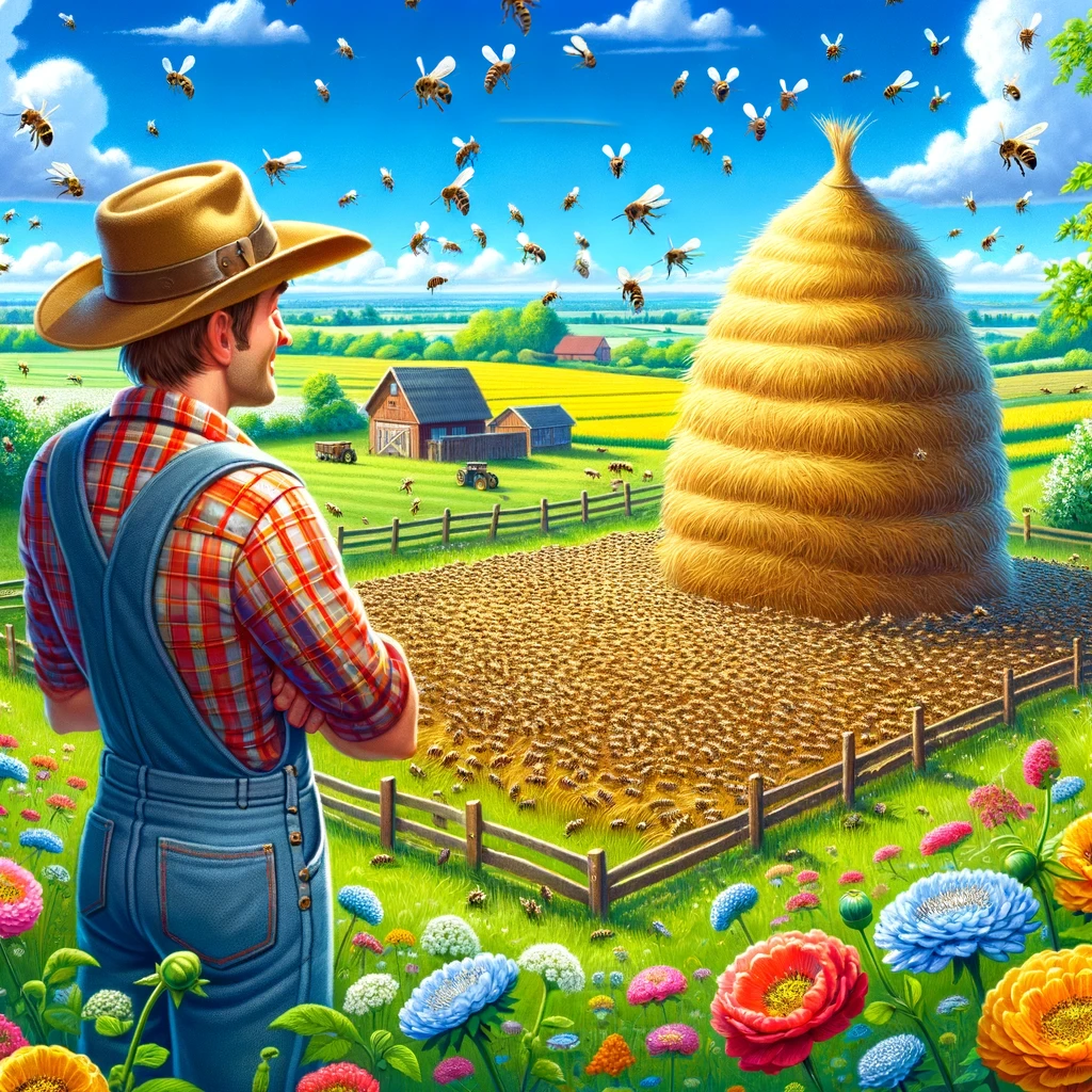 A swarm in May is worth a load of hay