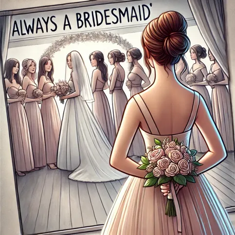 Always a bridesmaid never a bride