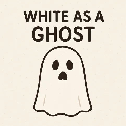 White as a ghost