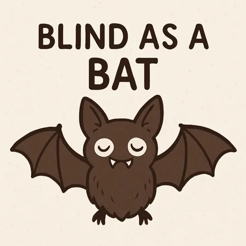 Blind as a bat