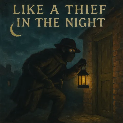 Like a thief in the night